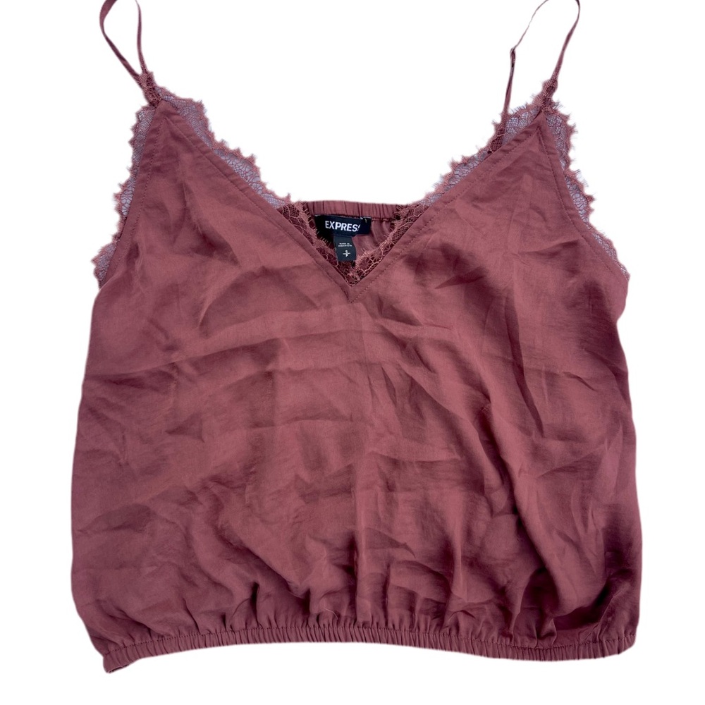 Express Pink Crop Camisole Top